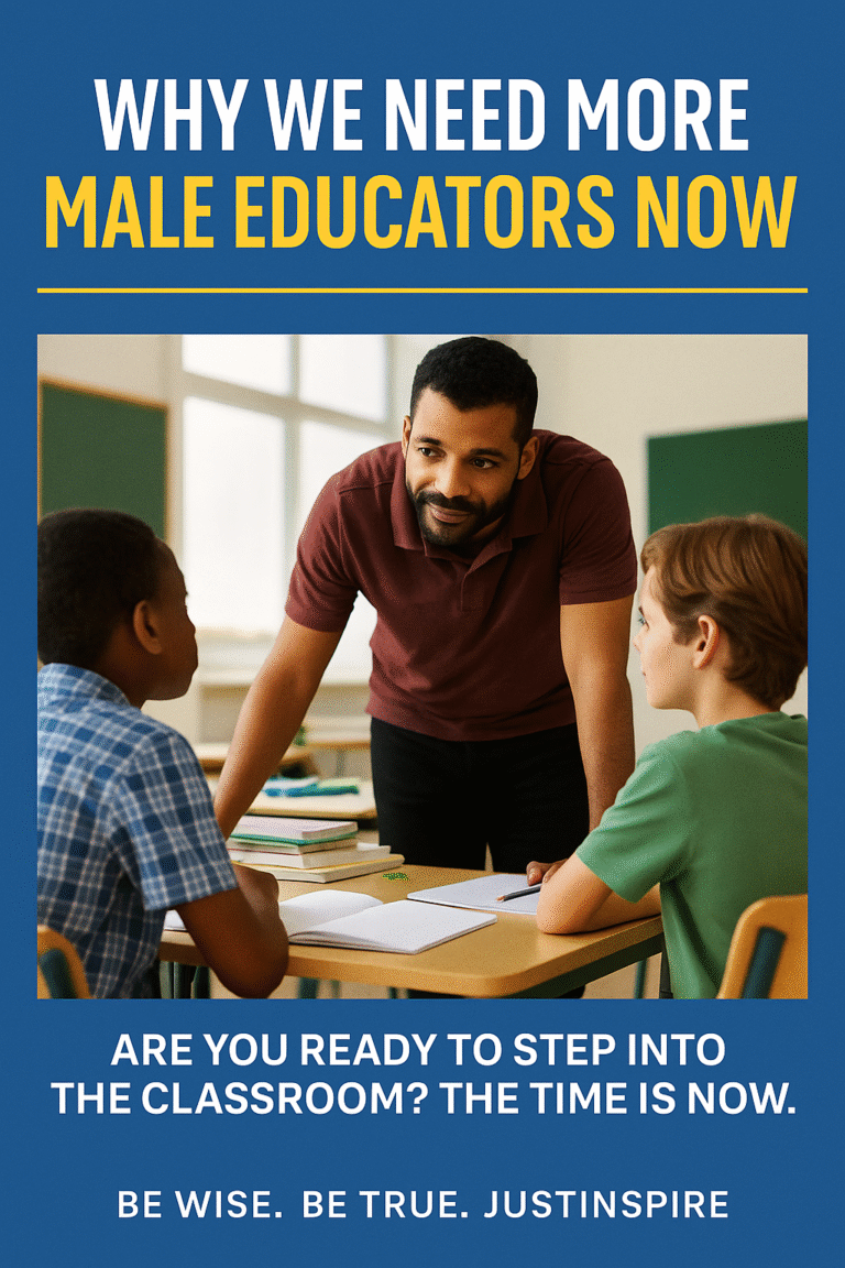 Why We Need More Male Educators Now More Than Ever