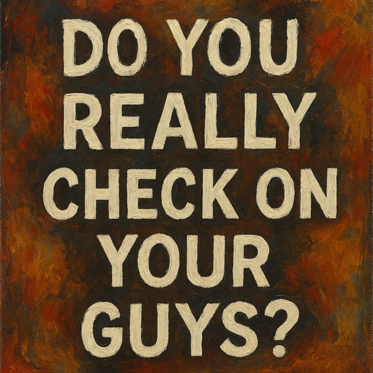 “Do You Really Check On Your Guys?” – A Reflection for Men’s Mental Health Month
